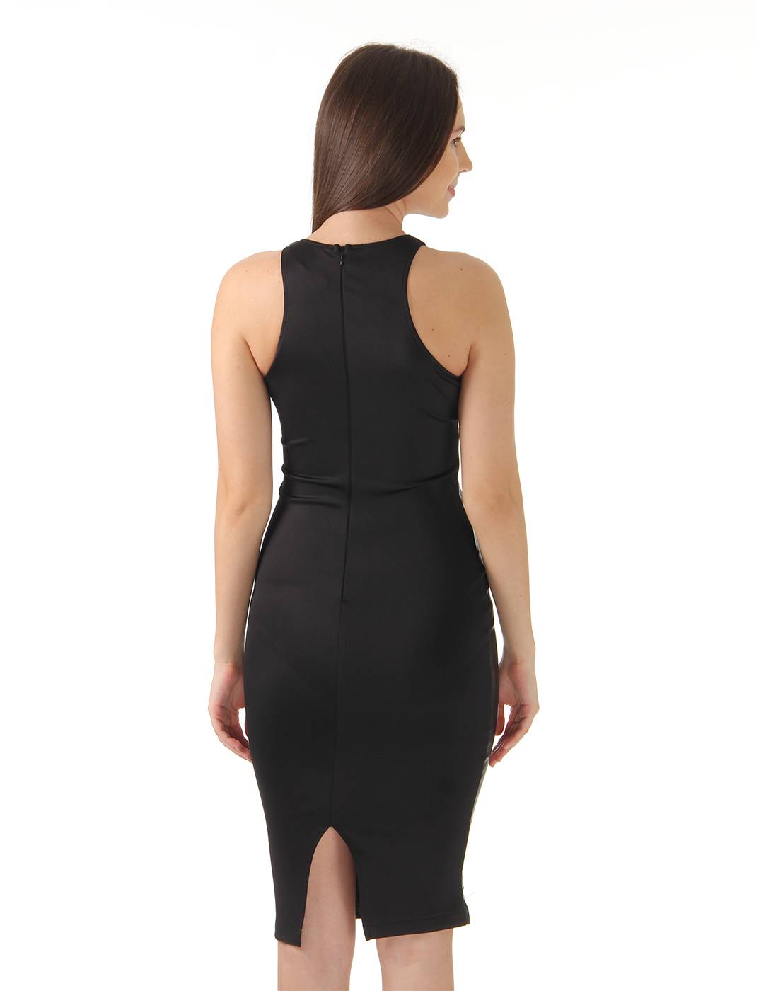 Ax Paris Women Party Black Bodycon Dress